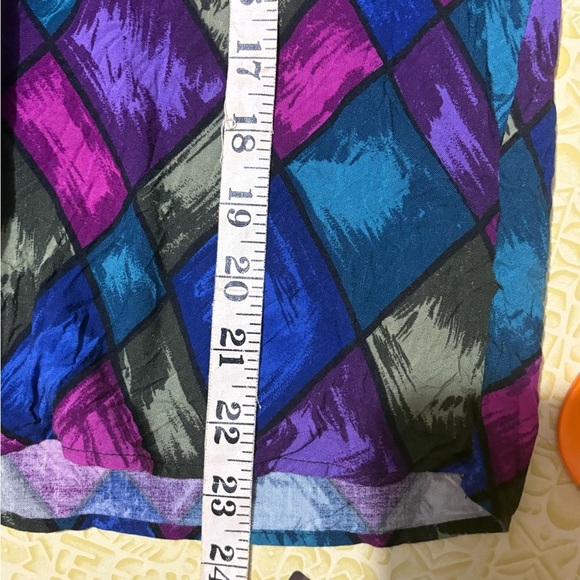 Vintage Notations Argyle Pattern Shirt - Picture 8 of 9